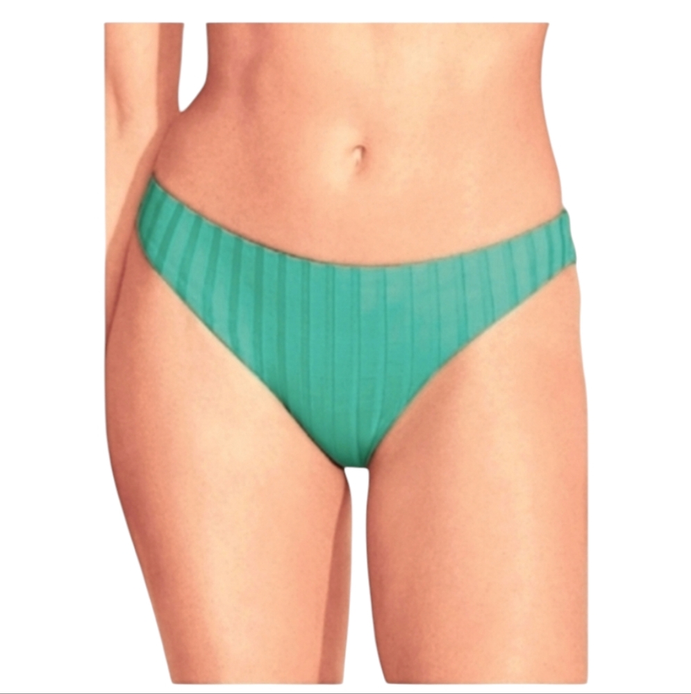 Vitamin A Reversible California Hipster  Bikini Bottom Turquoise